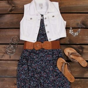 White Denim vest